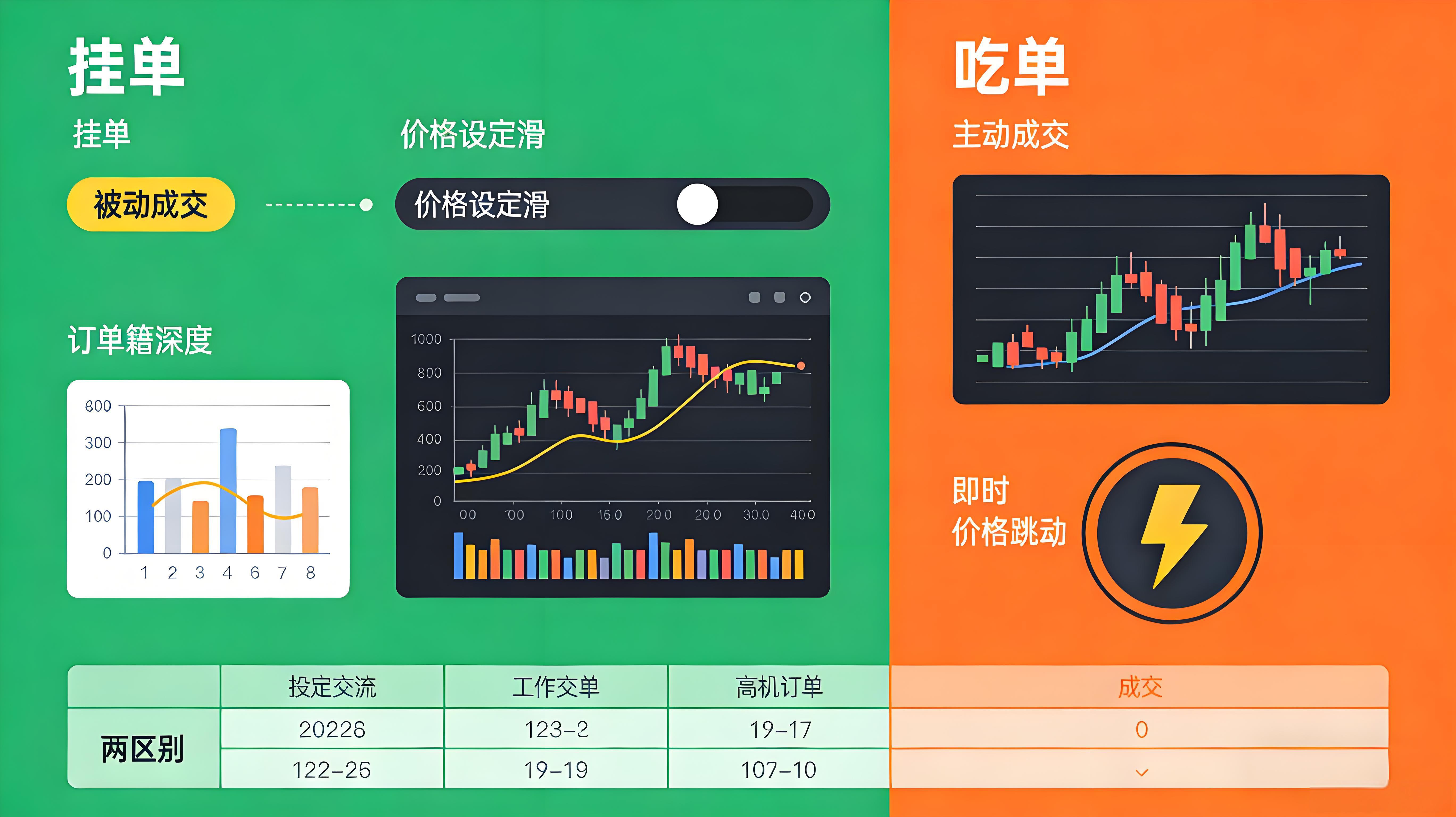 OKX挂单和吃单有哪些区别？